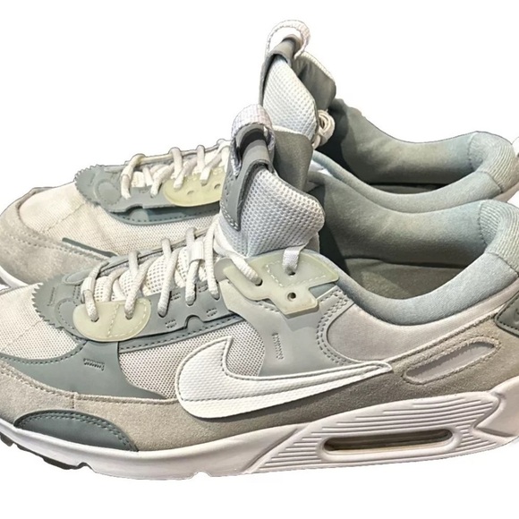 Nike Air Max 90 Futura Mint Grey Green Women's DM9922-105 Size 11 EUC - Picture 3 of 9